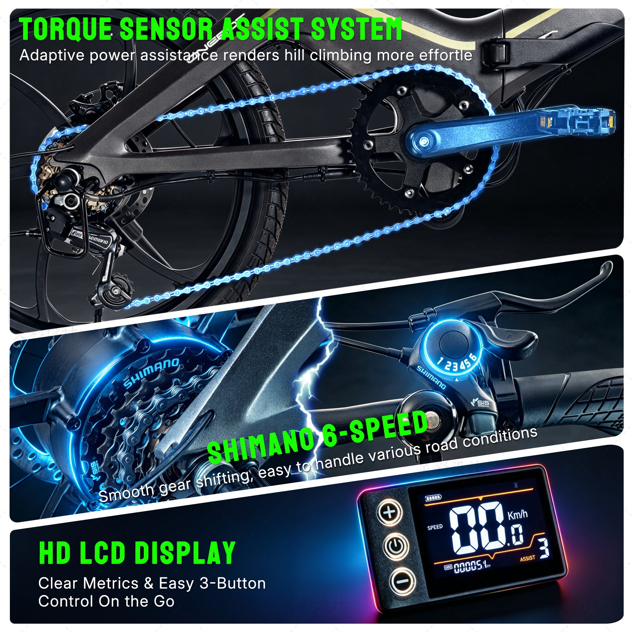 ONEBOT-Eagle folding Electric Bicycle 