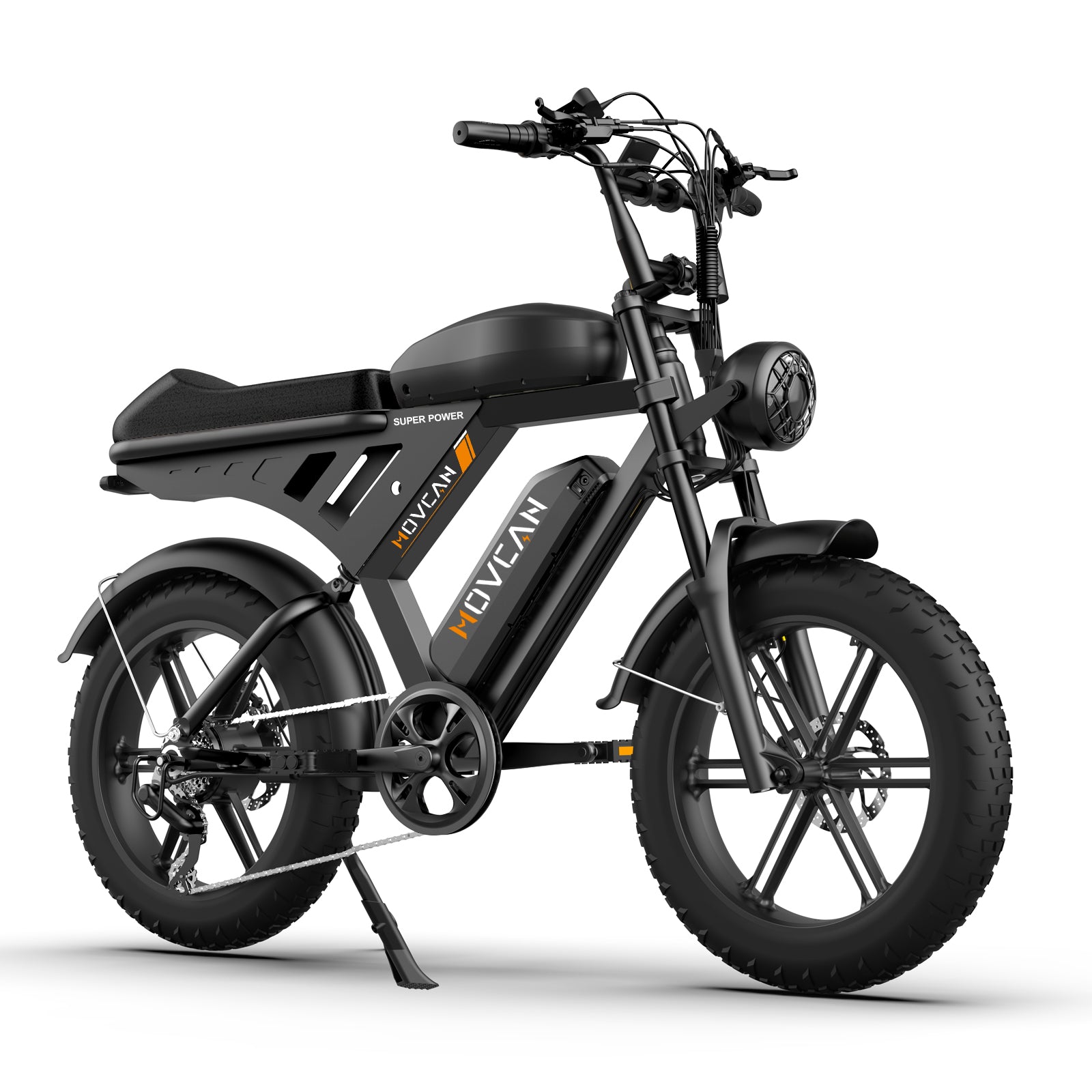 V30 MAX Fat Tire Electric Bikes 1500W motor 48V 15.6AH*2 battery