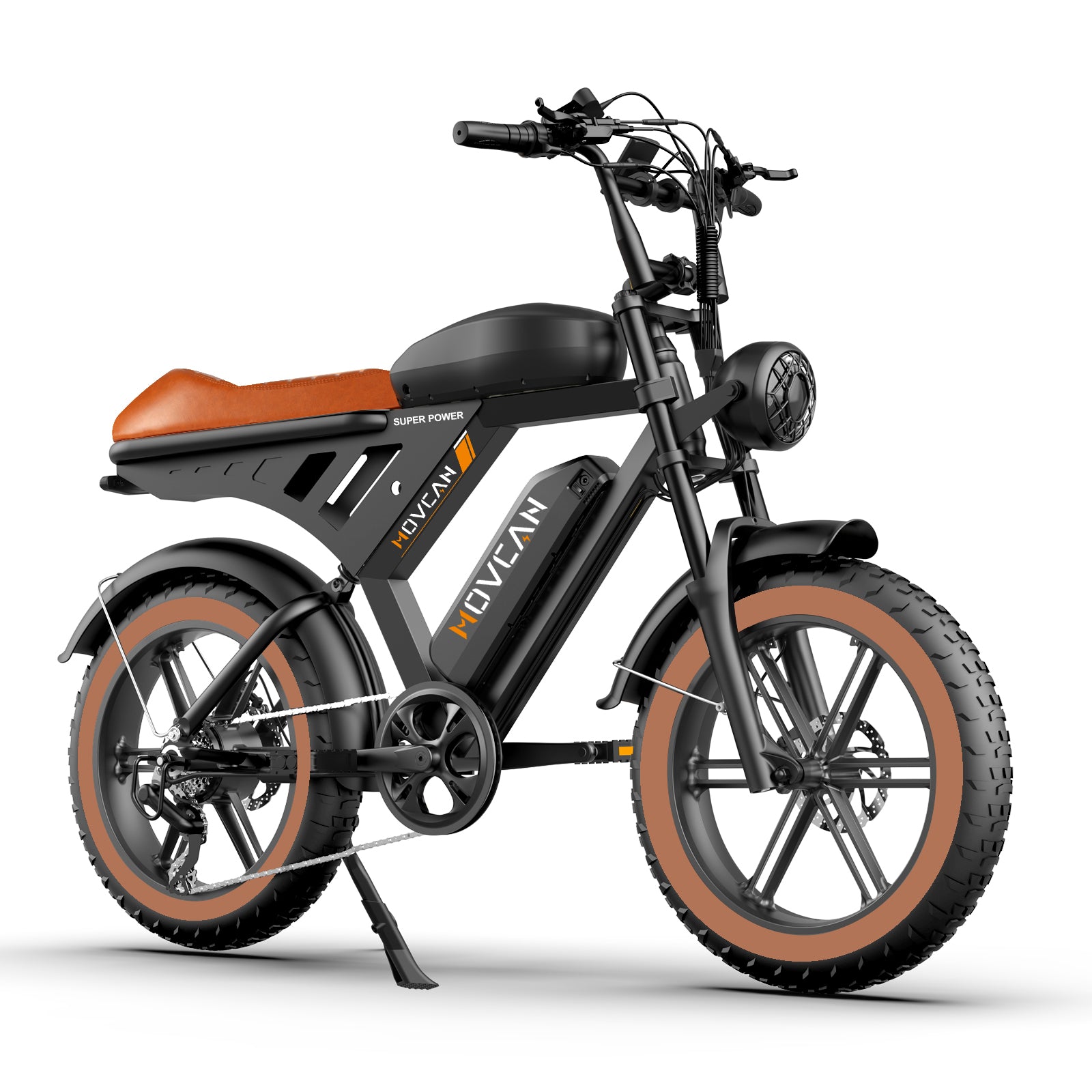V30 MAX Fat Tire Electric Bikes 1500W motor 48V 15.6AH*2 battery
