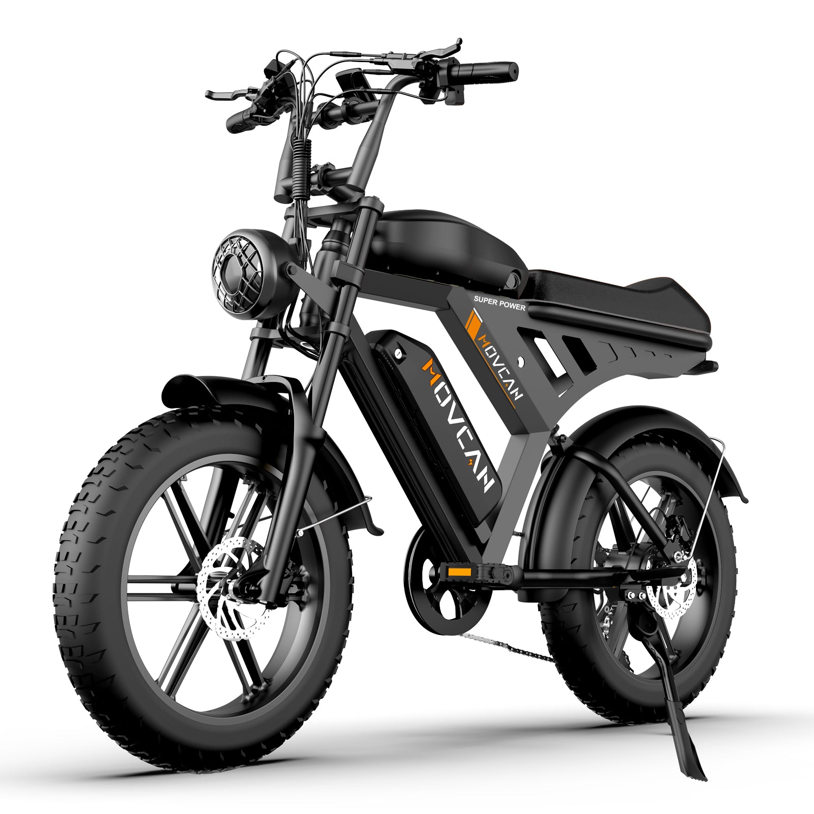 V30 MAX Fat Tire Electric Bikes 1500W motor 48V 15.6AH*2 battery