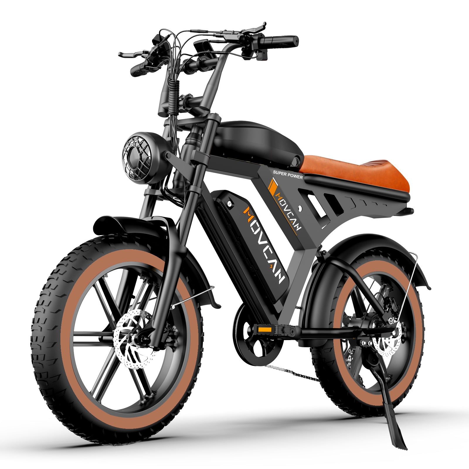 V30 MAX Fat Tire Electric Bikes 1500W motor 48V 15.6AH*2 battery