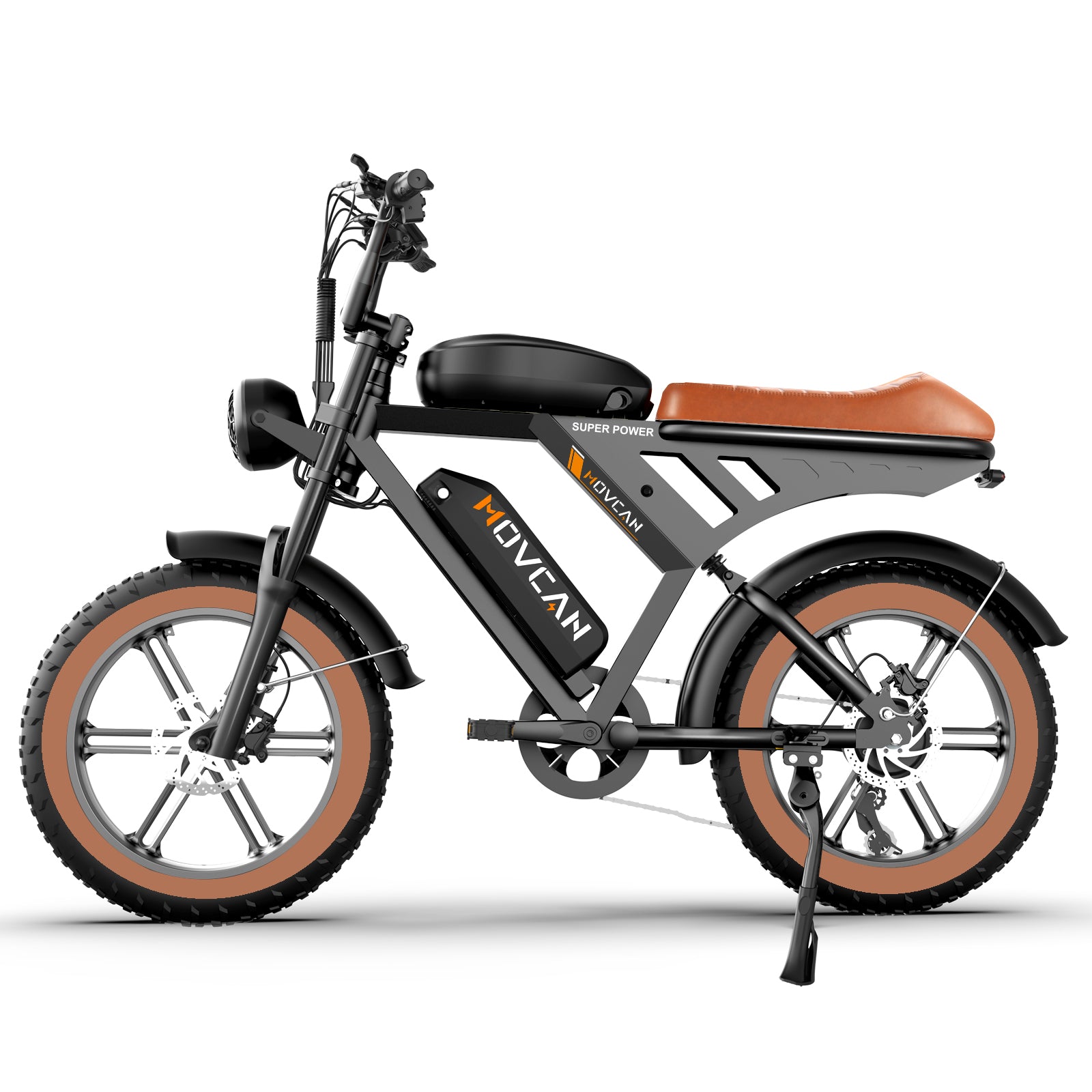 V30 MAX Fat Tire Electric Bikes 1500W motor 48V 15.6AH*2 battery