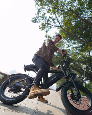 V60 Fat Tire Electric Bikes 1000W motor 48V 15.6AH battery