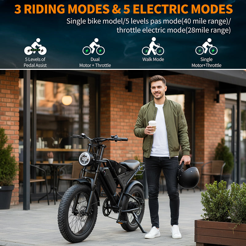 DK400Pro Trendy Fat Tire E-bike