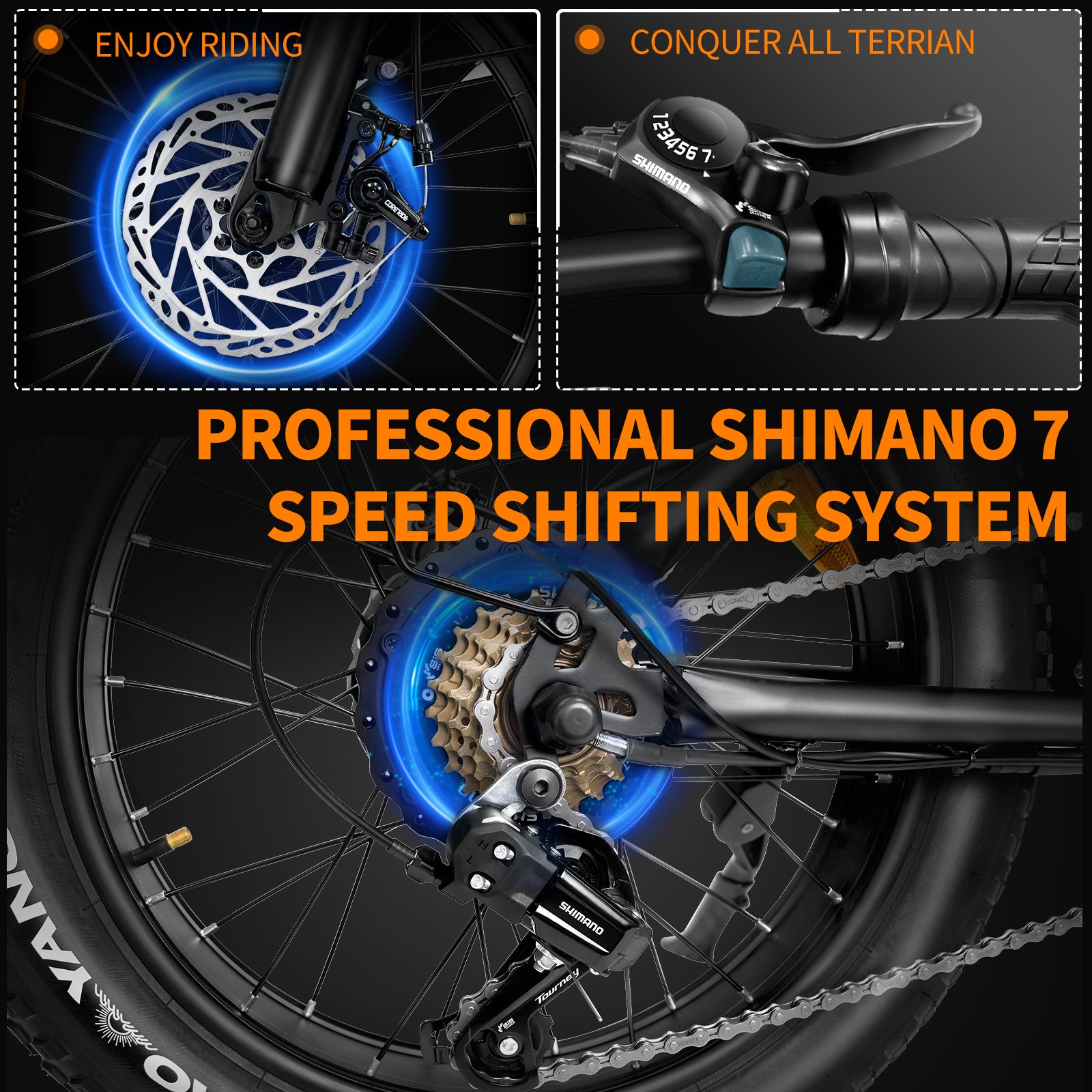 DK400Pro Trendy Fat Tire E-bike