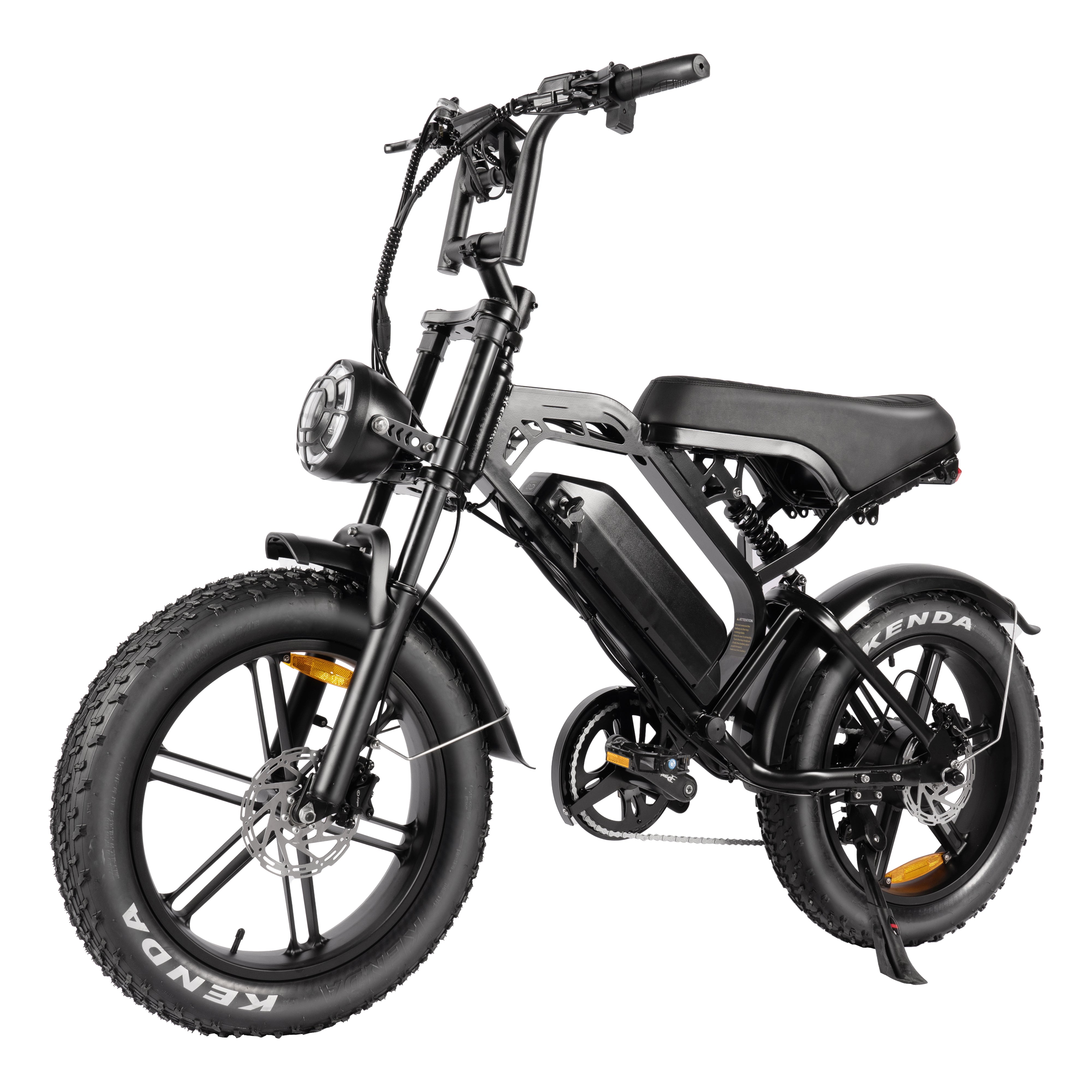 V20 Fat Tire Electric Bikes 1000W motor 48V 15.6AH battery