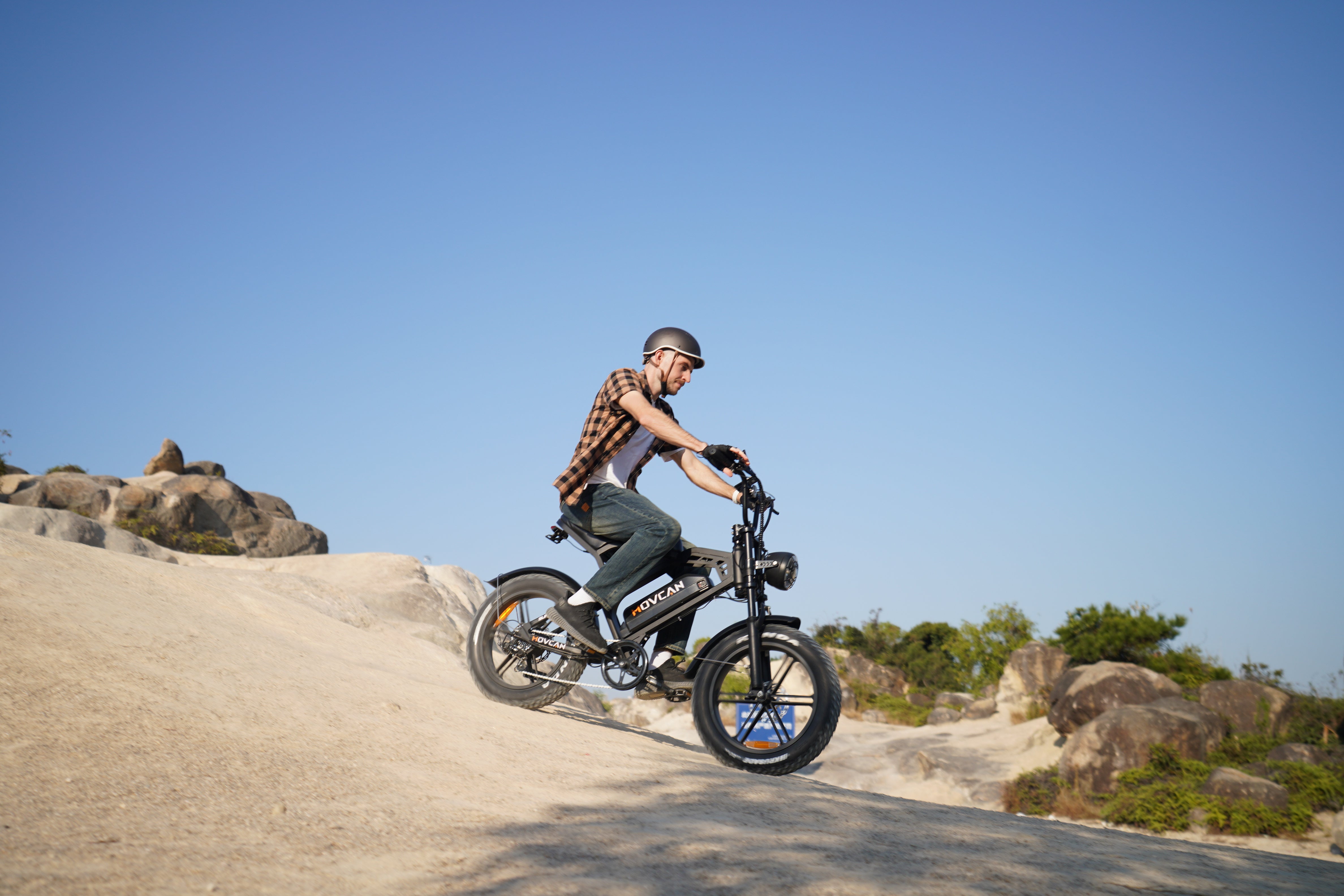 V20 Fat Tire Electric Bikes 1000W motor 48V 15.6AH battery