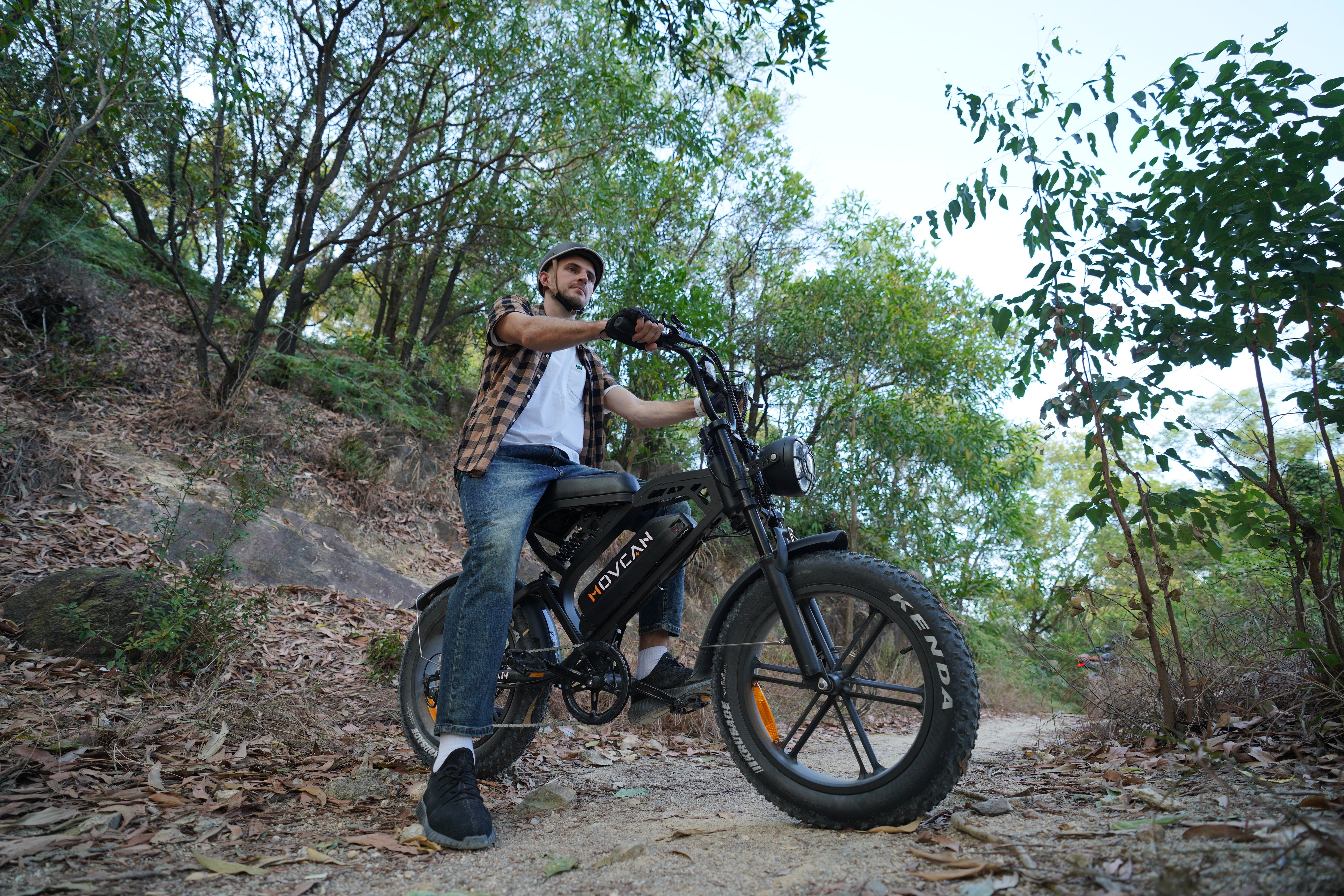V20 Fat Tire Electric Bikes 1000W motor 48V 15.6AH battery