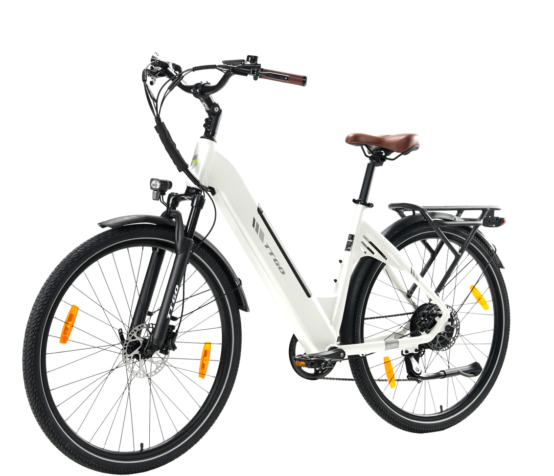 TTGO 28-inch urban Ebike, torque drive, low-step frame