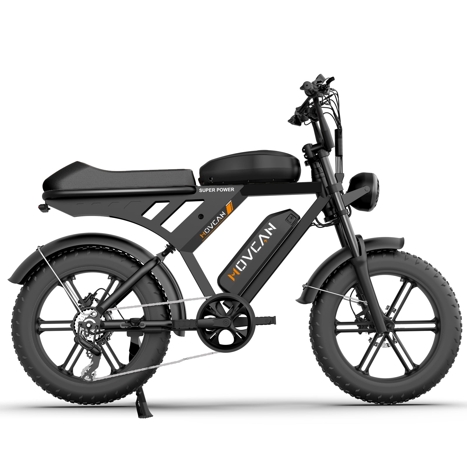 V30 MAX Fat Tire Electric Bikes 1500W motor 48V 15.6AH*2 battery