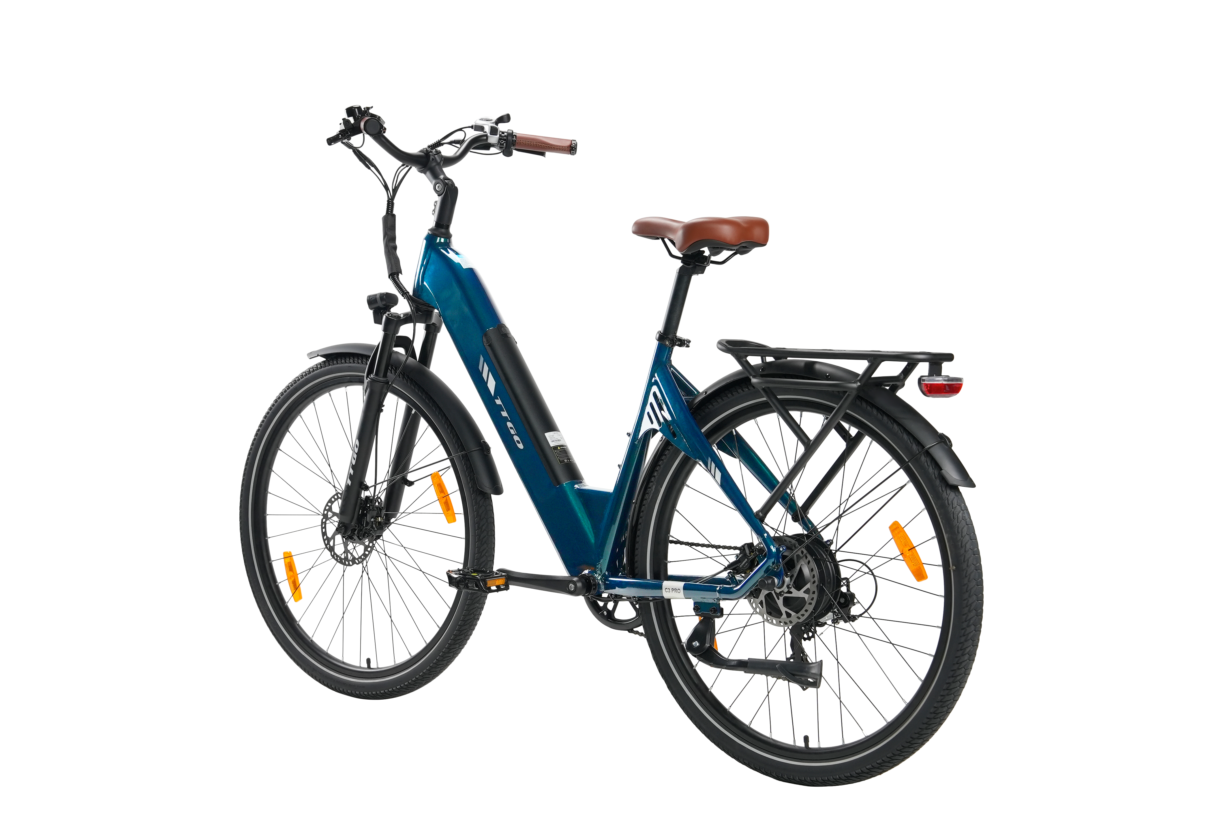 TTGO 28-inch urban Ebike, torque drive, low-step frame